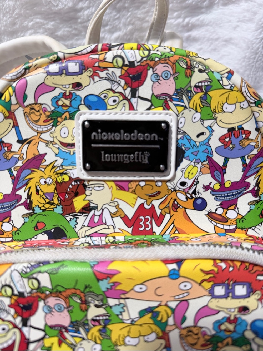 90’s Nickelodeon Nicktoons All-Over print Loungefly mini-backpack - Picture 2 of 7